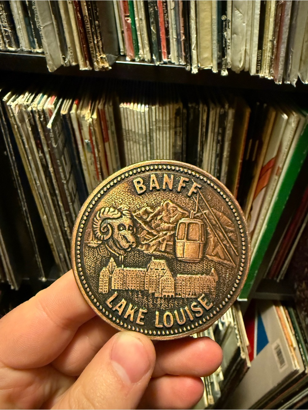 Vintage Banff Lake Louise Belt Buckle